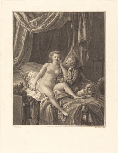 Was gut zu nehmen ist, ist gut zu behalten von I Alexandre Chaponnier after Jean Baptiste Hüet
