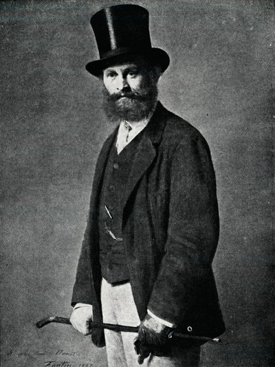 Edouard Manet. Nach dem Porträt von Fantin-Latour von Ignace Henri Jean Fantin Latour