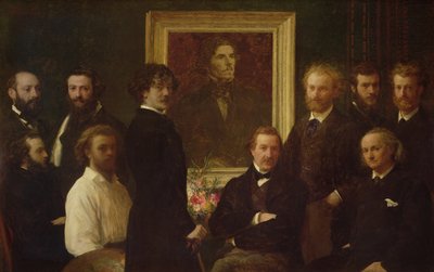 Hommage an Delacroix von Ignace Henri Jean Fantin Latour
