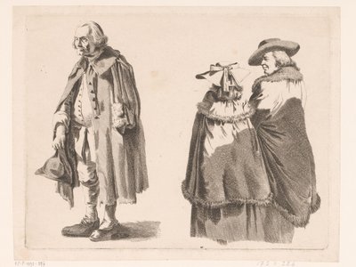 Komposition mit drei stehenden Figuren von Ignace Joseph de Claussin (attributed to)