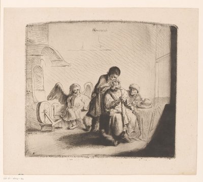 Heilung der Augen von Tobit von Ignace Joseph de Claussin (attributed to)