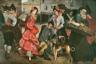 Die Straße des Lasters von Ignacio Zuloaga y Zabaleta