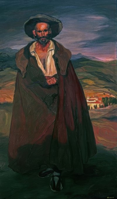 Mann aus Segovia, 1906, Öl auf Leinwand, 191 × 116 cm von Ignacio Zuloaga y Zabaleta