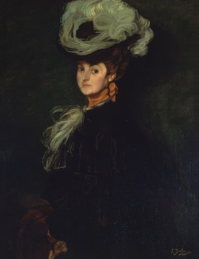Porträt von Annie Bourdin – 1906 – Öl auf Leinwand – 101 × 78 cm von Ignacio Zuloaga y Zabaleta
