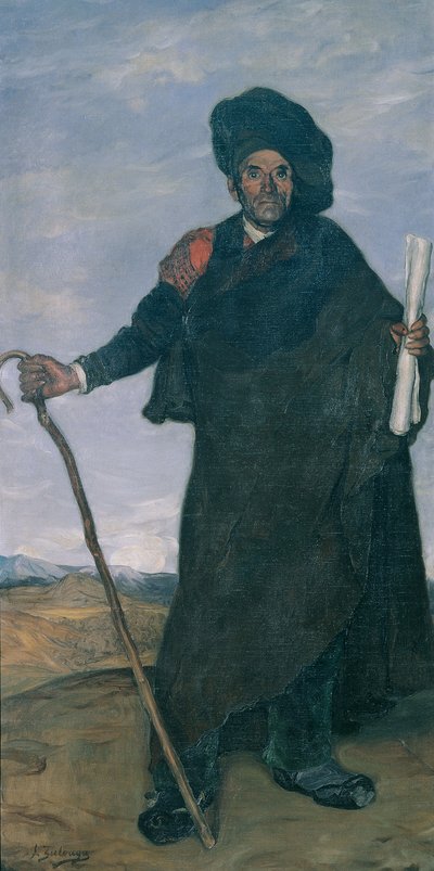 Porträt des Dichters Don Miguel von Ignacio Zuloaga y Zabaleto