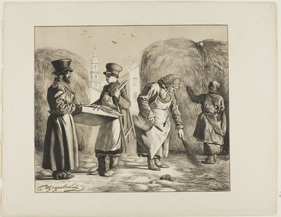 Szenen aus dem russischen Volksleben von Ignatii Stepanovich Shchedrovskii