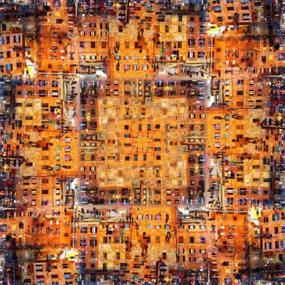 Dichtes städtisches Mosaik von Igor Shrayer