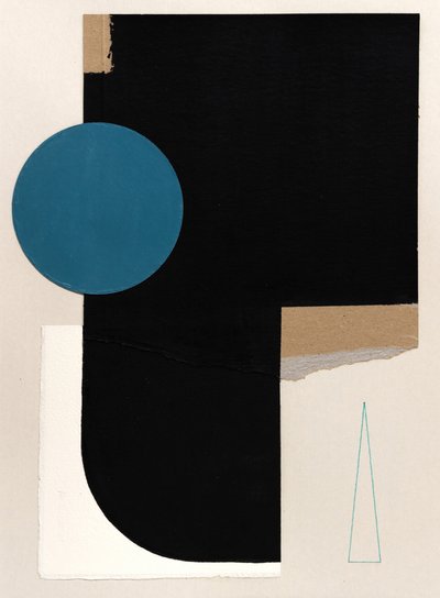 Abstrakte geometrische Collage von Ildefonso Martín