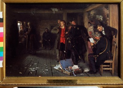Die Verhaftung des Propagandisten von Ilya Efimovich Repin