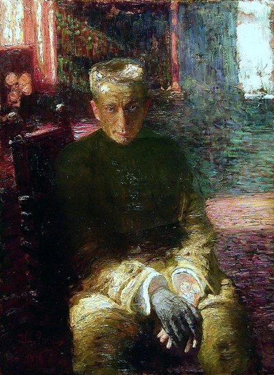 Porträt von Alexander Kerensky 1881-1970, 1918 von Ilya Efimovich Repin