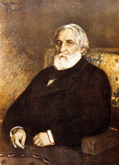 Porträt von Iwan Sergejewitsch Turgenew (1818-83) von Ilya Efimovich Repin