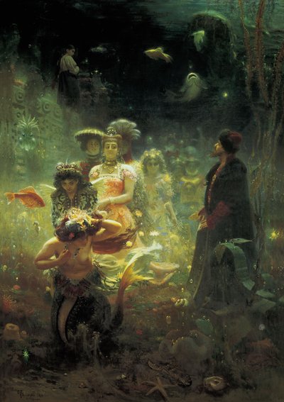 Sadko im Unterwasserkönigreich von Ilya Efimovich Repin