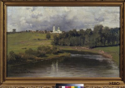Ansicht des Dorfes Varvarino von Ilya Efimovich Repin