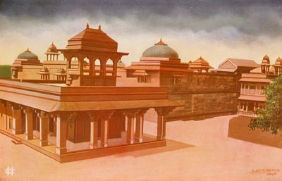 Agra: Die Paläste der Kaiserin Jodhbai und Bibi Mariam von Indian photographer