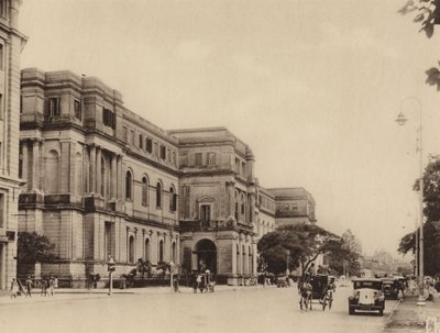 Das Indian Museum und die Chowringhee Road, Blick nach Süden von Indian photographer