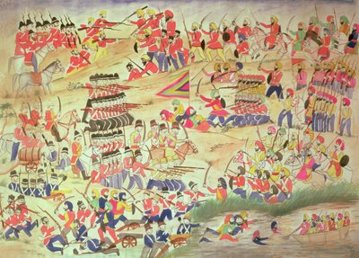 Ein Vorfall während der Sikh-Kriege von Indian School
