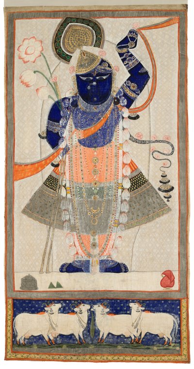 Krishna als Shri Nathji von Indian School