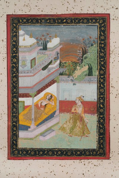 Lalit Ragnini, ca. 1790 von Indian School