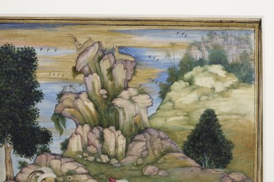 Picknick während einer Jagd, (Detail), ca. 1615 von Indian School