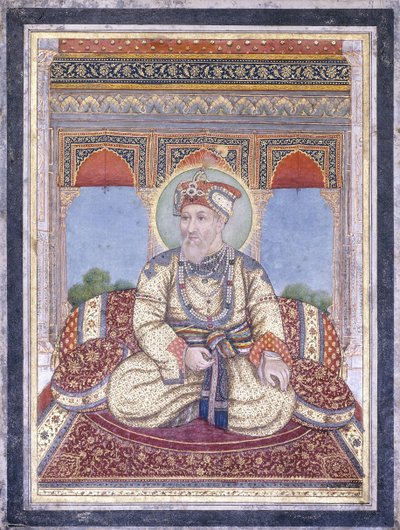 Porträt von Akbar Shah II, frühes 19. Jahrhundert von Indian School