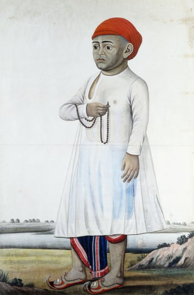 Porträt eines Notablen, ca. 1780-1790 von Indian School