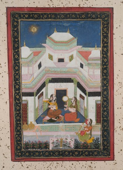 Vilaval Ragini, ca. 1790 von Indian School