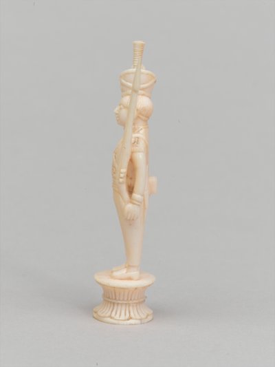 Weißer Bauer, Schachfigur, Indien, ca. 1820 von Indian School