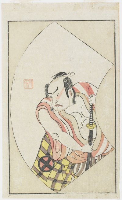 Der Schauspieler Otani Hiroji als Jukka, Januar 1770 von Ippitsusai Bunchō