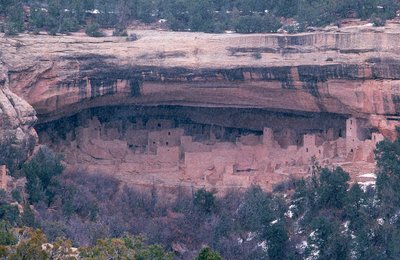 Cliff Palace im Mesa Verde Nationalpark im südwestlichen Eck von Colorado von Ira Block