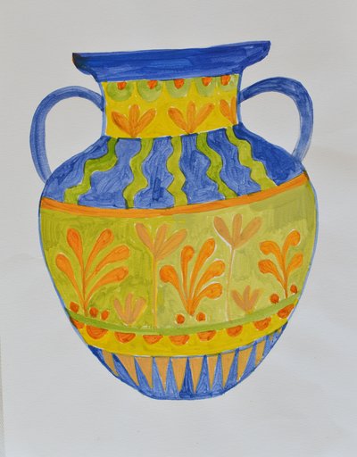 Griechische Vase von Iria Fernandez