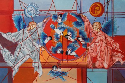 Die enttäuschte Welt und Meisen von Irina Corduban