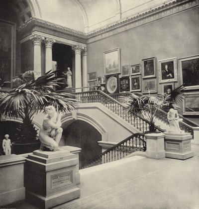 Treppe der Nationalgalerie, Dublin von Irish Photographer