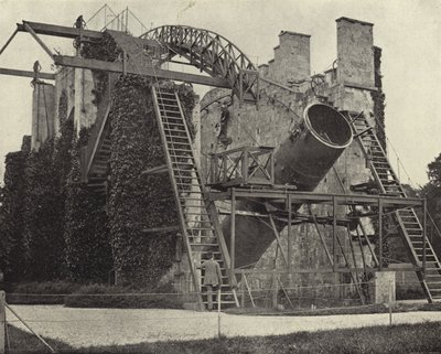 Das Große Rosse-Teleskop, Birr Castle, Kings County (s/w Foto) von Irish Photographer