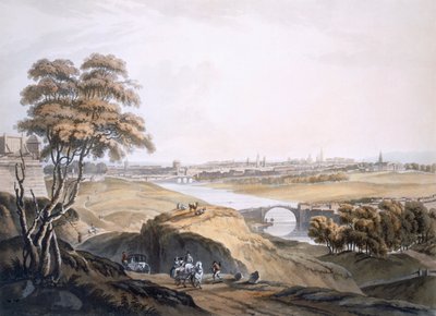 Ansicht von Dublin von "Irish school,