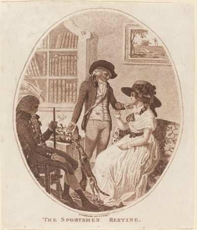 Die Jäger ruhen sich aus von Isaac Cruikshank