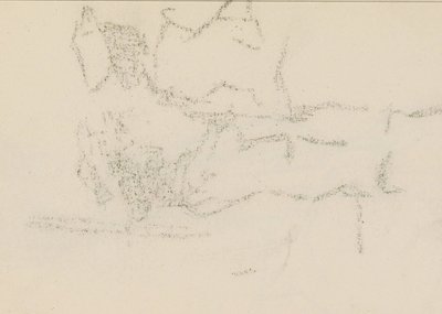 Abklatsch der Kreidezeichnung auf Seite 13 von Isaac Israels