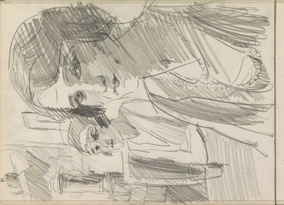 Zwei Frauen an einem Tisch, möglicherweise auf einer Terrasse von Isaac Israels