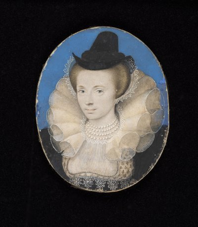 Unbekannte Dame, ca. 1595-1600 von Isaac Oliver