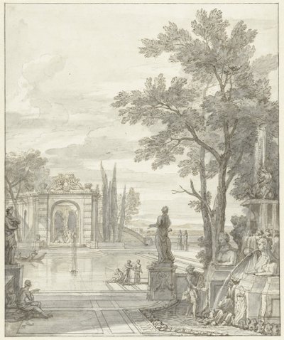 Parkansicht von Isaac de Moucheron