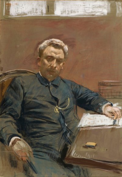 Porträt des Stummfilmschauspielers Alexander Pawlowitsch Lensky von Isaak Ilyich Levitan