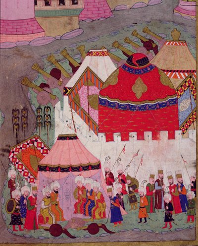 TSM H.1524 Belagerung von Wien durch Suleyman I. (1494-1566) den Prächtigen, 1529, aus dem 