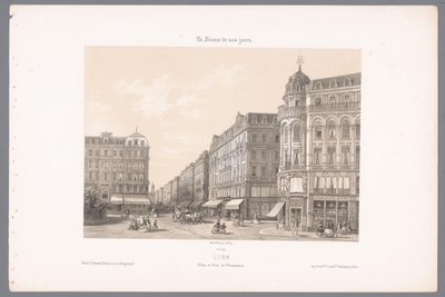 Blick auf den Place und die Rue de l