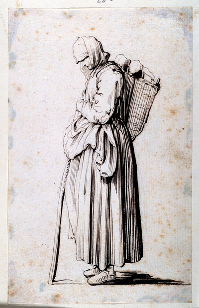 Figur mit Korb von School Lebanese