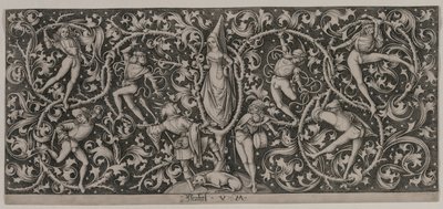 Ornament mit Tanz der Liebenden von Israhel van Meckenem