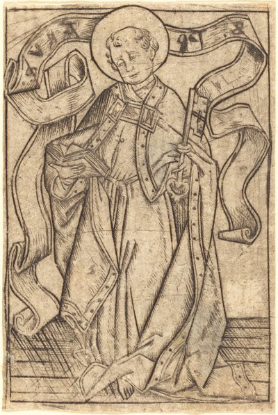 Heiliger Petrus, ca. 1465 von Israhel van Meckenem