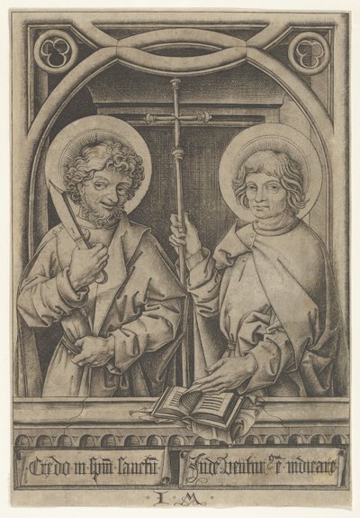 St. Bartholomäus und St. Philippus von Israhel van Meckenem