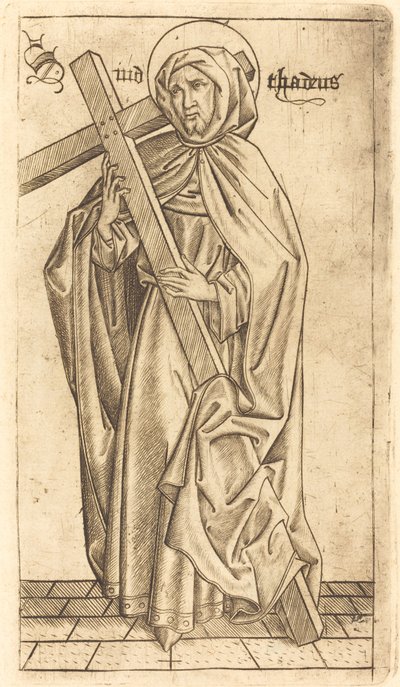 Judas Thaddäus (?) oder Simon (?) von Israhel van Meckenem after Master E.S.