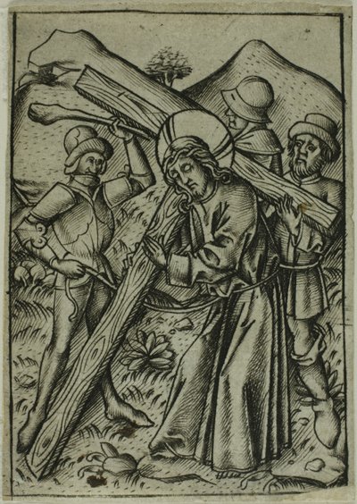Christus trägt das Kreuz von Israhel van Meckenem the younger
