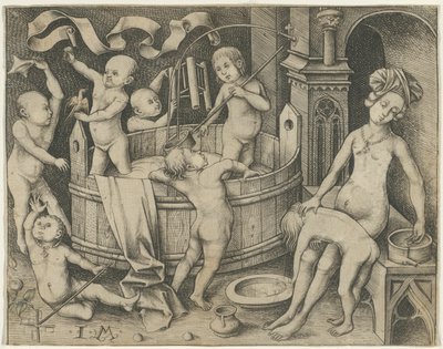 Das Kinderbad von Israhel van Meckenem the younger