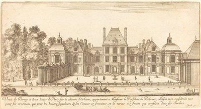Ansicht von Berny, zwei Meilen von Paris auf dem Weg nach Orléans von Israël Silvestre